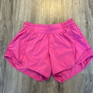 lululemon athletica Vibrant Pink Athletic Shorts